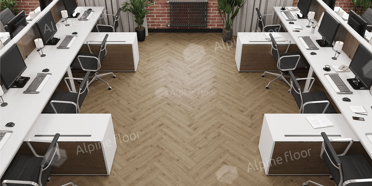 Alpine Floor Herringbone 12