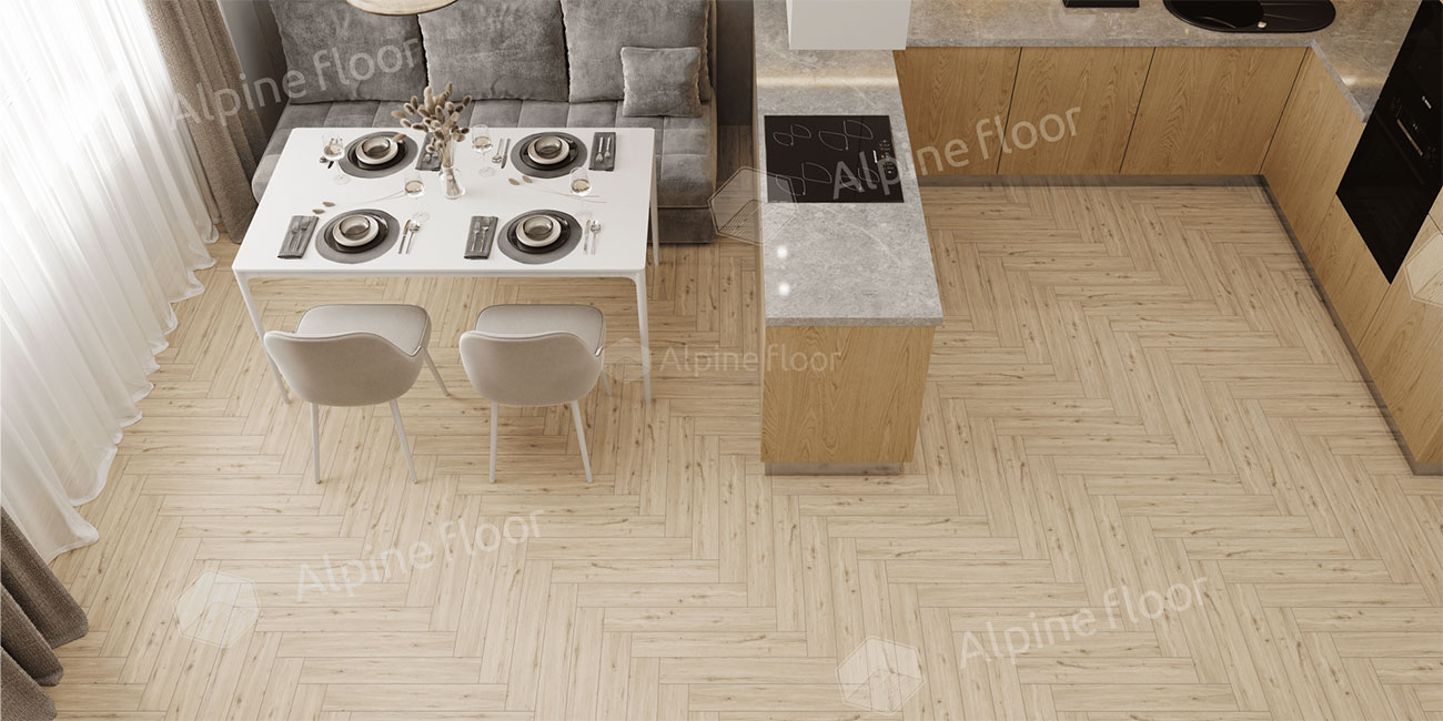 Alpine Floor Herringbone 8 Pro