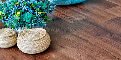 Кварцвиниловая плитка Alpine Floor Real Wood ECO 2-2 Дуб Мокка