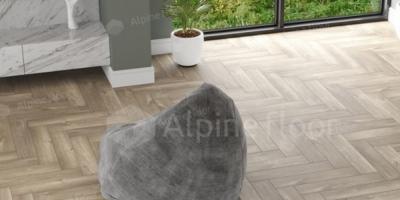 Кварцвиниловая плитка Alpine Floor Parquet LVT ECO 16-5 Дуб Натуральный Отбеленный