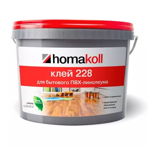  Клей для бытового линолеума Homakoll 228 1.3 кг