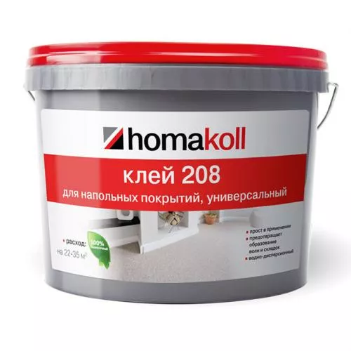  Клей для напольных покрытий Homakoll 208 7 кг