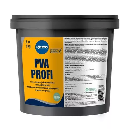  Профессиональный клей Kestokol PVA Profi (D2) 3 кг