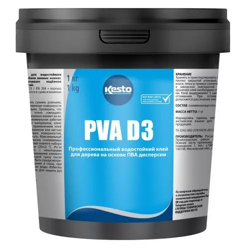  Водостойкий клей Kestokol PVA (D3) 1 кг