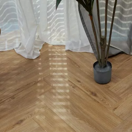 AlixFloor Английская Ёлка ALX1022HB Дуб Кремовый Матовый