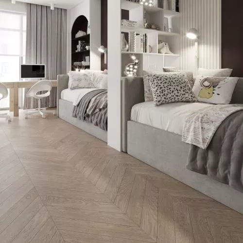 AlixFloor Английская Ёлка ALX1038HB Дуб Коричнево-серый