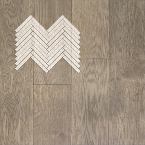 Инженерная доска Primavera Английская ёлка Дуб Fresno Натур