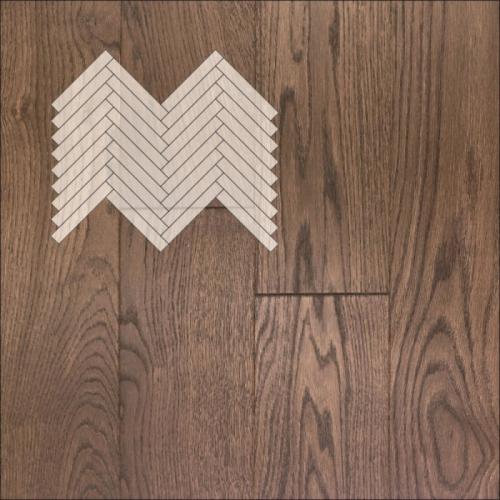 Инженерная доска Primavera Английская ёлка Дуб Polvo Рустик