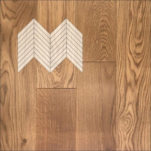 Инженерная доска Primavera Французская ёлка Дуб Abeto Натур