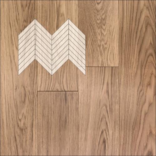 Инженерная доска Primavera Французская ёлка Дуб Cono Натур