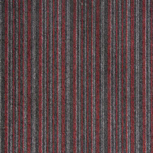Ковровая плитка Bonkeel Space Strip Red