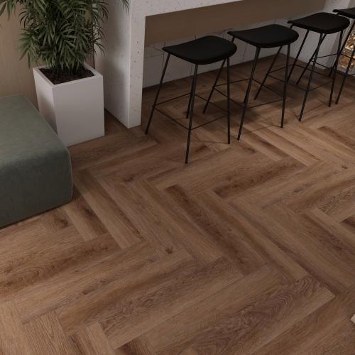 Ламинат Alpine Floor Herringbone 10 LF107-12 Орех Трентино
