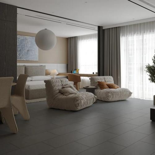 Ламинат Alpine Floor Каменное настроение (Stone Mood) LF402-04 Серый Бетон
