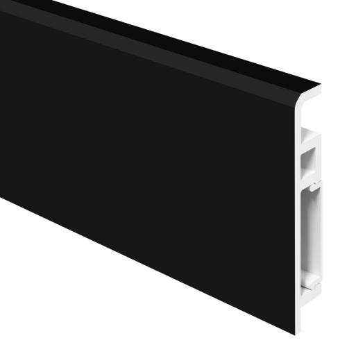 Плинтус Aberhof Lux  Черный Гладкий Полуматовый
