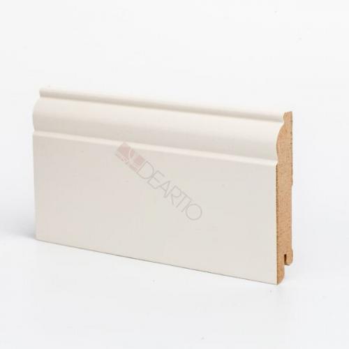 Плинтус DeArtio Премиум RAL 9010 U 104-80 кремовый (RAL 9010)
