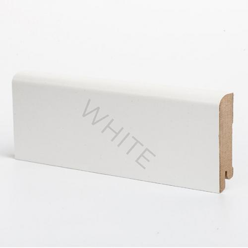 Плинтус DeArtion Эконом W 02-60 белый