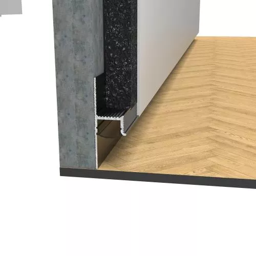 2333 Скрытый для пола с подсветкой и рассеивателем