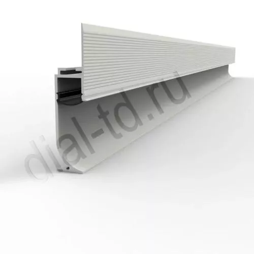 2337 Скрытый для пола с подсветкой радиусный 6 м Белый