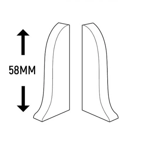  Заглушка левая и правая (пара) Royce 58 мм
