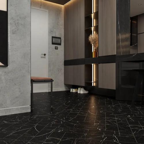 Кварцвиниловая плитка Alpine Floor Адамант Паркет Eco 31-11-R Неро