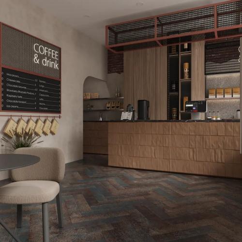 Кварцвиниловая плитка Alpine Floor Адамант Паркет Eco 31-3-R Сирокко