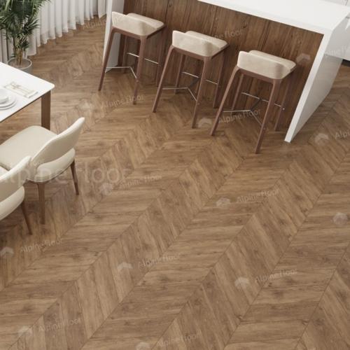 Кварцвиниловая плитка Alpine Floor Chevron Alpine LVT ECO 20-10 Гевуина