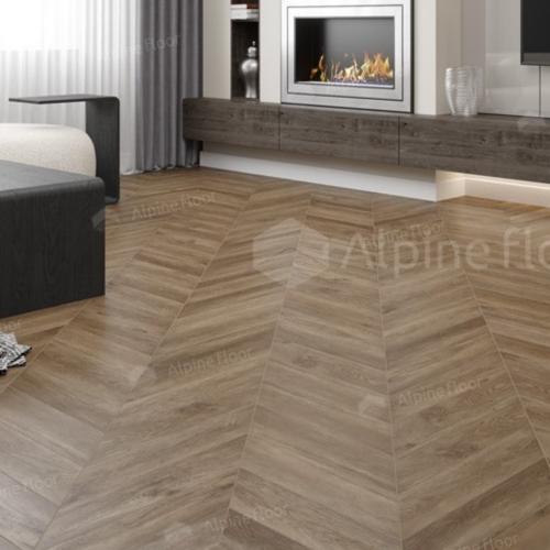 Кварцвиниловая плитка Alpine Floor Chevron Alpine LVT ECO 20-5 Макадамия