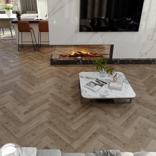 Кварцвиниловая плитка EvoFloor Parquet Click 4.0 мм HP-0271 Каштан