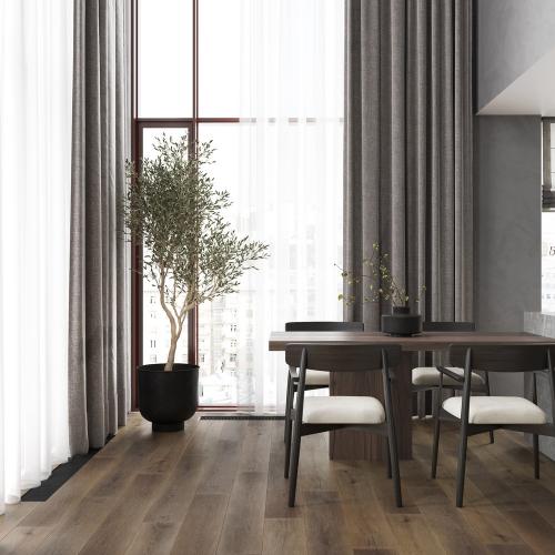 Кварцвиниловая плитка FirstFloor Доска Палуба 1F021 Сканди Дуб Кофе
