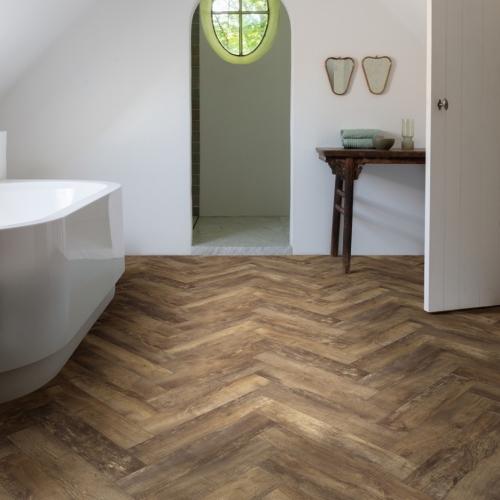 Кварцвиниловая плитка Moduleo LayRed Herringbone 54875CC Country Oak