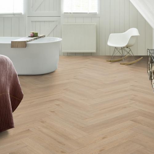 Кварцвиниловая плитка Moduleo Roots 0.55 Herringbone 86237 Galtymore Oak