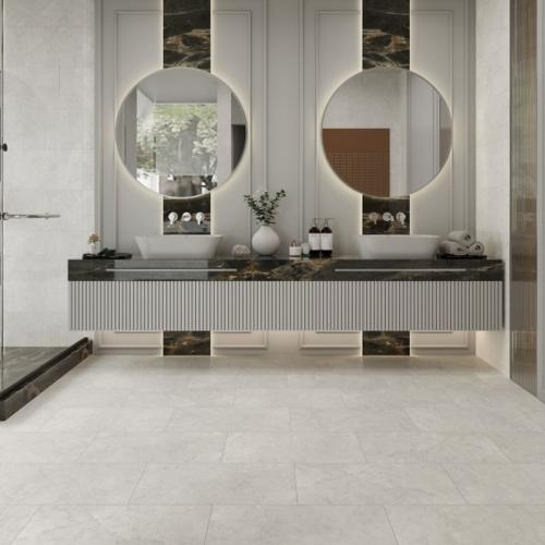 Кварцвиниловая плитка NT Ceramic Каменный Бетон (Betone Stone) SP55104ST Stone Marfil Bianco