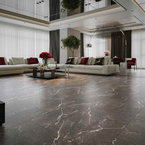 Кварцвиниловая плитка NT Ceramic Каменный Бетон (Betone Stone) SP55110ST Stone Pietra Brown
