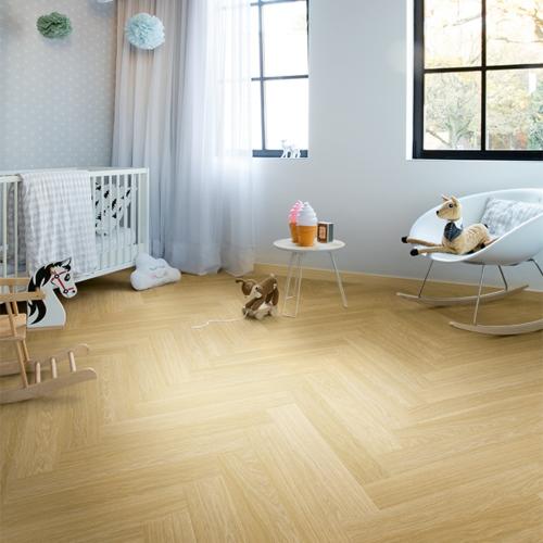 Кварцвиниловая плитка Quick Step Pristine Дуб безмятежный натуральный cредний