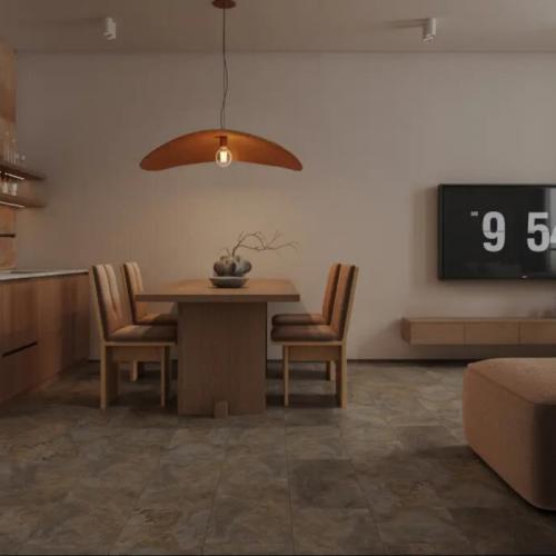 Кварцвиниловая плитка Tulesna Stone 1009-4 Chrome harbor