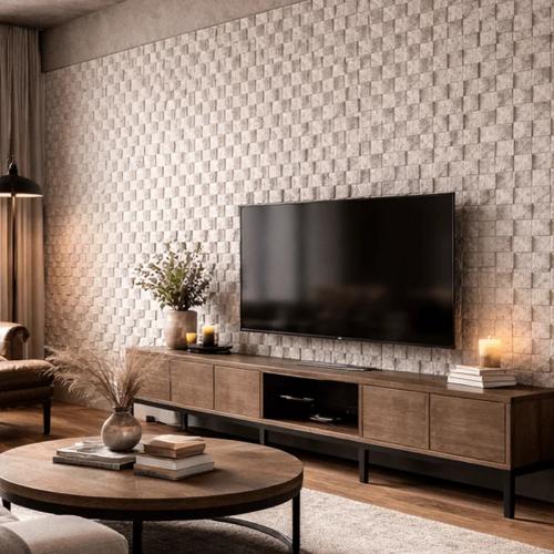 Стеновые панели Alpine Walls Гибкая керамика 02 Tessera Bianca